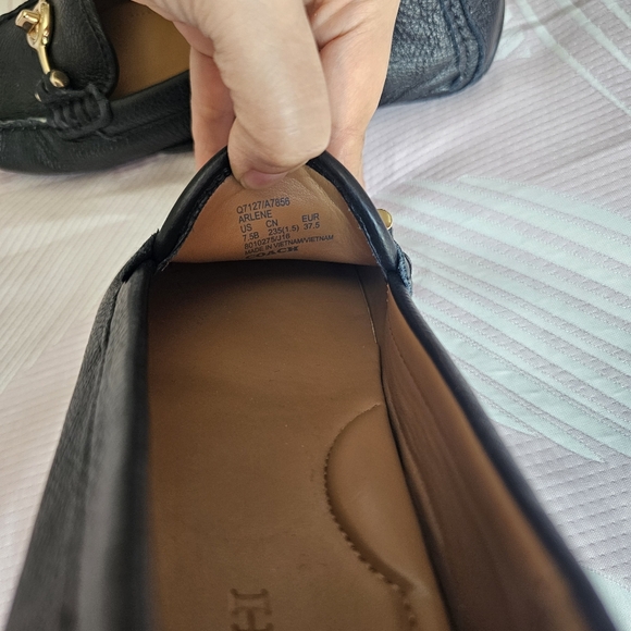 Sale Coach Arlene Driving Loafer Moccasin Black 7,5B - Picture 4 of 5